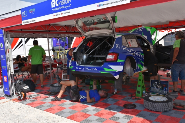 Muğla'da Türkiye Rallisi öncesi yaşam alanı oluşturuldu